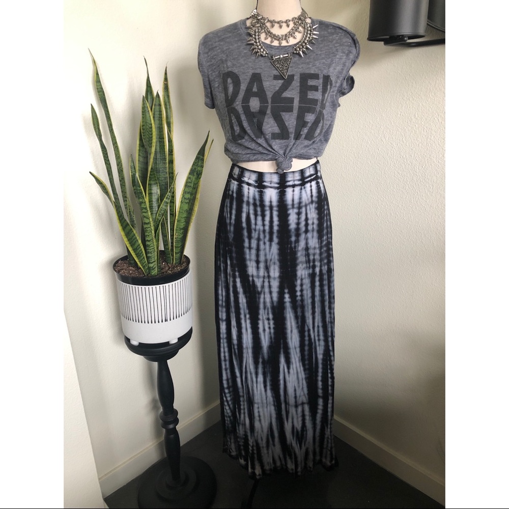 Tie Dye maxi skirt
